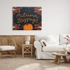 Stupell Industries Autumn Blessings Fall Leaves Pumpkin Canvas Wall Art - 2 of 4