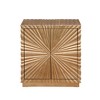 Best Master Furniture,Lacy Metallic Gold Sheen Side Table - 3 of 4