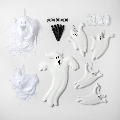 Photo 1 of 18pc Ghost Scene Setter Kit Halloween Decorative Prop - Hyde  EEK! Boutique