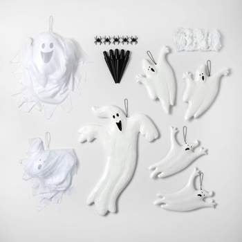 18pc Ghost Scene Setter Kit Halloween Decorative Prop - Hyde & EEK! Boutique™