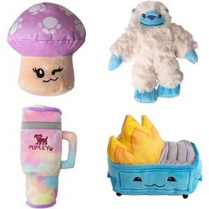 ZippyPaws  Plush & Crinkle Carnival Bundle – Medium Breeds, Soft Squeaky Sensory Toys - 1 of 4