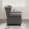 NicBex Accent Chair Adjustable Single Sofa Chair Modern  Armchair with Sturdy Wood Legs for Bedroom, Living Room - 4 of 4