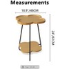VYNXARIA Round Accent Side Table - Elegant Design for Modern Living for Stylish End Table or Coffee Table in Any Room - 4 of 4