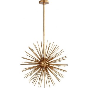 Quorum Lighting ELECTRA 8-Light Pendant, Gold Leaf, 23 Width, 23 Height - 1 of 1