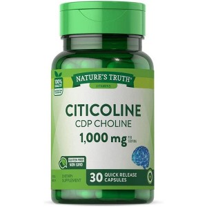 Nature's Truth Citicoline 1000mg (CDP Choline) | 30 Capsules - 1 of 1