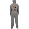 Everyday Kids “Snackin’ & Spookin’” Zip Up Halloween Hoodie – Skeleton Trick-or-Treater with Candy Bag – Cozy Sweatshirt for Boys, Charcoal Gray - 2 of 3