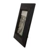 Northlight Rustic Weathered Picture Frame with Easel Back - for 5" x 7" Photos - 10" - Black - 4 of 4