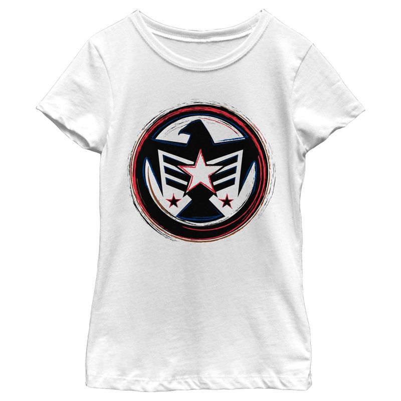 Girl's Marvel Falcon Logo T-Shirt, 1 of 5