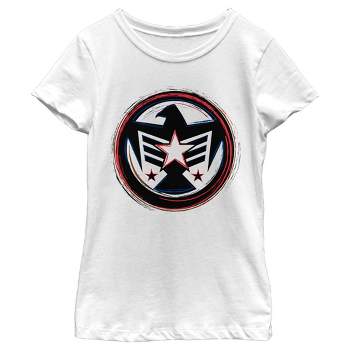 Girl's Marvel Falcon Logo T-Shirt