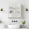 NicBex Wall Mounted Bathroom Storage Cabinet,27.56'' Wall Cabinet with Shelves,Cabinet for Bathroom - 2 of 4