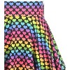 Women's Rainbow Hearts Stretch Lycra Skirt - Daisy Corsets - 2 of 2