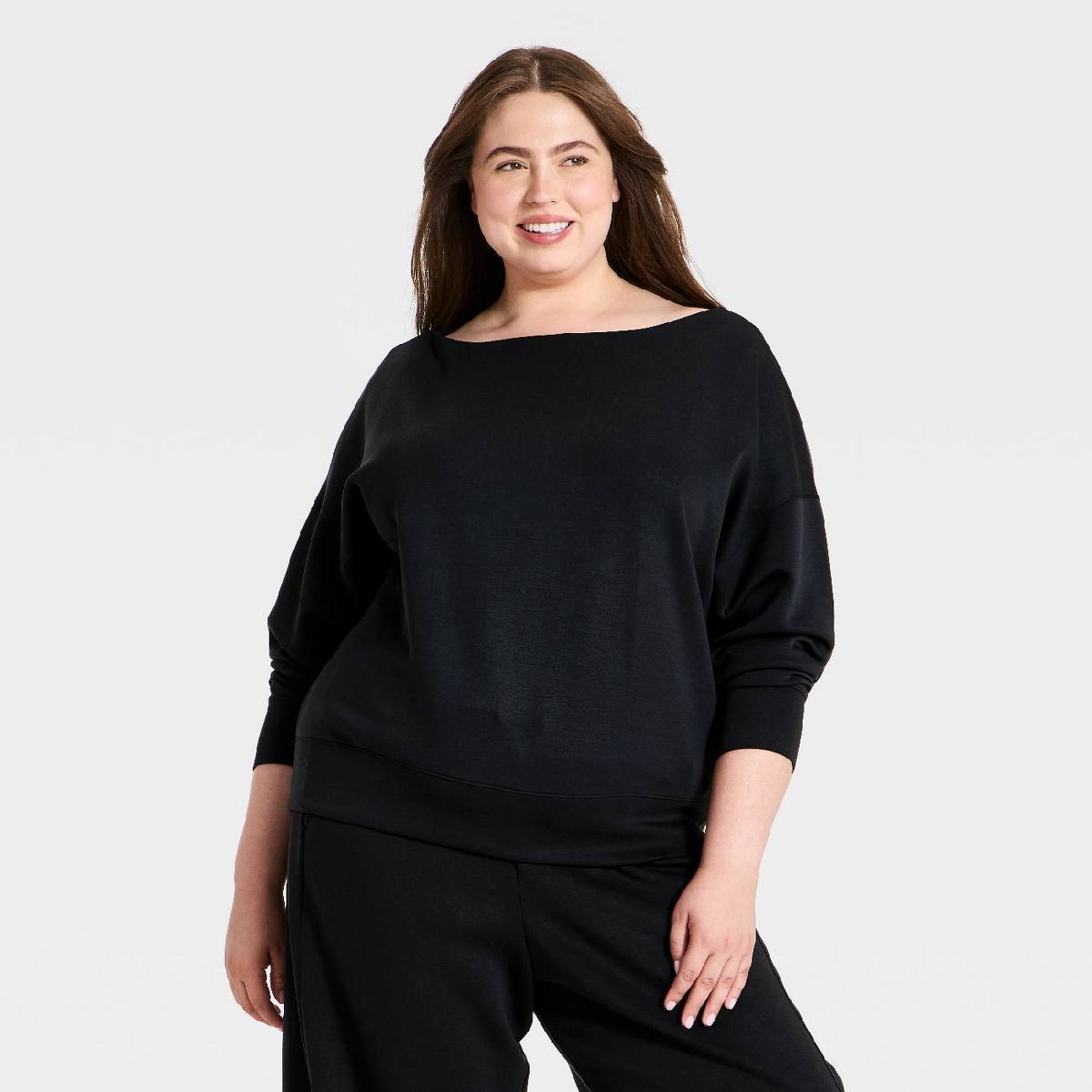 Women's Airy Sleek Boatneck Sweatshirt - All In Motion™ - thumbnail 5