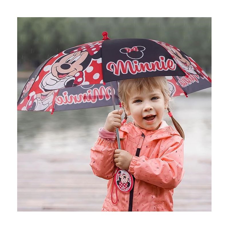 Disney Minnie Mouse Girls Umbrella-red, 2 of 5