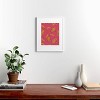 18"x24" Oris Eddu Banana Lush White Framed Canvas Wall Art - Deny Designs: Modern Abstract MDF Composite Decor, Offset Print - 2 of 4