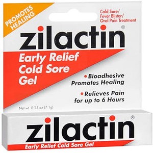 Zilactin Cold Sore Gel 0.25OZ - 1 of 3