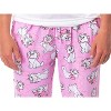 Disney Adult Aristocats Marie Expressions and Bows Pajama Sleep Lounge  Pants (M) Pink