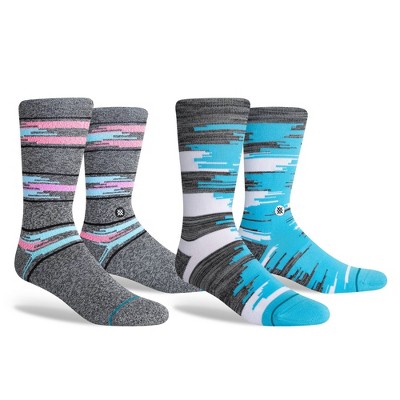 STANCE x WADE Styled Men's Striped Crew Casual Socks 2pk