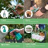 attop 9 Pieces | Stainless Steel Heavy-Duty Gardening Hand Tools with a Delicate and Durable Storage Bag and Anti-Slip Rubber Gloves - 3 of 4