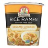 Dr. McDougall's Sesame Chicken Rice Ramen Soup - Case of 6/1.3 oz - 2 of 4