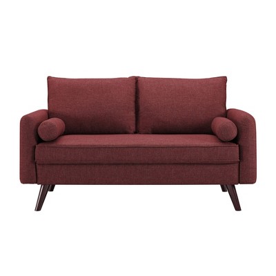 Christine Loveseat Burgundy - Lifestyle Solutions