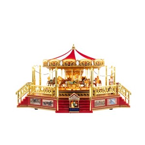 Mr. Christmas 90th Anniversary Collection - Animated & Musical World's Fair Boardwalk Carousel - 1 of 3