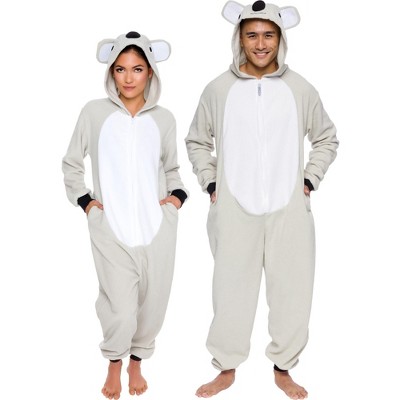 Funziez Koala Slim Fit Adult Unisex Novelty Union Suit Costume for Halloween Medium