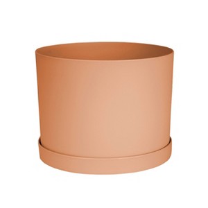 Bloem Mathers Round Resin Planter Pot Indoor and Outdoor Gardening - 1 of 4