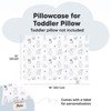 KeaBabies Toddler Pillowcase for 13X18 Pillow, Organic Toddler Pillow Case, Travel Pillow Case Cover - 2 of 4