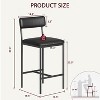 Dining Chairs Set of 2, Upholstered Dining Chairs with Back - 2 of 4
