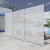 PexFix Outdoor Metal Privacy Screen Garden Fence Wall Applique - 4 of 4