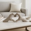 Decorative Heart Hands - Coffee Table, Bathroom, or Office Accent - Sentimental Accent Statue Perfect for Shelf or Living Room Decor - 3 of 4