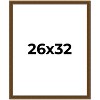 PosterPalooza | Flat Gold Picture Frame - UV Acrylic, Foam Board Backing, Hanging Hardware - 2 of 4