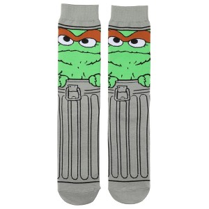 Oscar The Grouch 360 Character Crew Socks' - 1 of 3