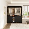 Aheaplus Set of 2 Closet Organizers, Walk-in Closet System with Hanging Rods and Drawers - 2 of 4