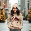 Simply Sage Market Women's Graphic Sweatshirt Jolly Plaid - 2 of 4