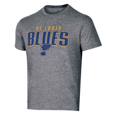  NHL St. Louis Blues Men's Short Sleeve Heather T-Shirt - XL 