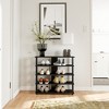 HOMLUX 5 Tier Shoe Rack Freestanding Shoe Organizer, Holds 12 Pairs - 2 of 4