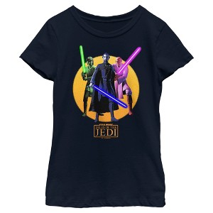 Girl's Star Wars: Tales of the Jedi Lightsaber Jedis T-Shirt - 1 of 4