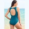 Swim 365 Women's Plus Size High-Neck One Piece - 3 of 4