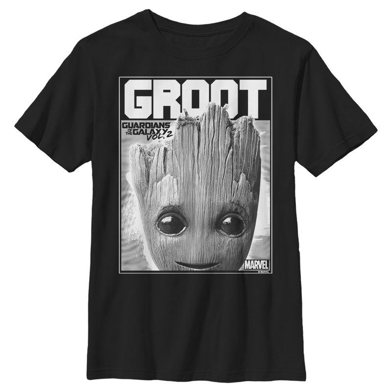 Boy's Marvel Guardians of the Galaxy Vol. 2 Baby Groot Close-Up T-Shirt, 1 of 5