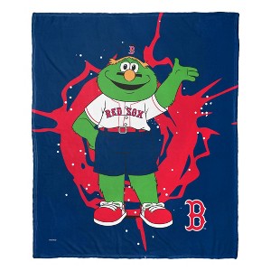 50"x60" MLB Boston Red Sox Mascot Silk Touch Throw Blanket - 1 of 4