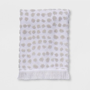 Sculpted Dot Hand Towel White - Project 62