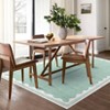 homfan Scalloped Washable Rug w/ Non-Slip Back - Modern Low-Pile Carpet for Living Room, Bedroom - 2 of 4