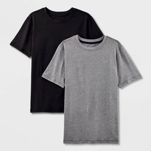 Boys' 2pk Core Short Sleeve T-Shirt - All In Motion™ - 1 of 3