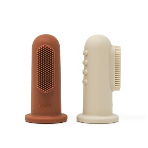 Mushie Finger Toothbrush - 1 of 4