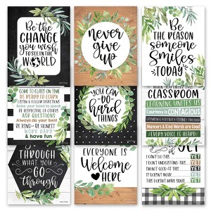 Hadley Designs Boho Farmhouse Growth Mindset Classroom Decor Posters, Set of 9 - 1 of 4
