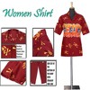 HAPPY BAY Women's Halloween Costumes Hawaiian Button Up Vintage Short Sleeve Caribbean Pirate Shirts Blouses for Women - 4 of 4