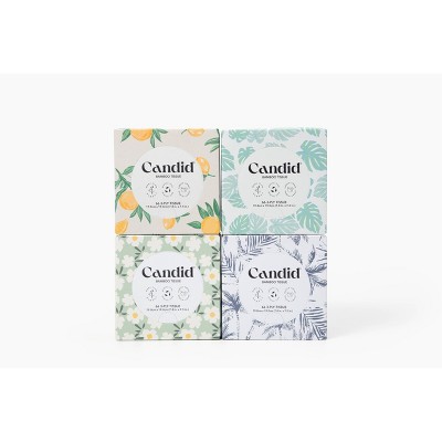 Candid 3-Ply Bamboo Facial Tissue - 4pk/66ct