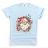 Simply Sage Market Floral Santa Garment Dyed Tee - 2 of 4
