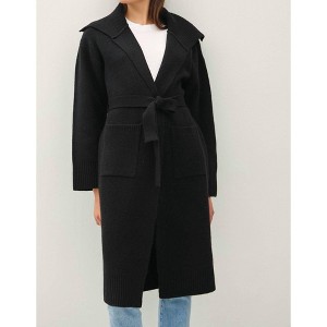 Women's Adrienne Coatigan With Floppy Collar - Nyland - 1 of 4